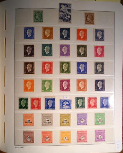 null 
FRANCE Emissions 1840/1978 : Collection de timbres neufs et oblitérés dont...