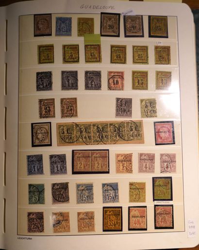null 
GUYANA, GUADELOUPE, INNI, MARTINIQUE Issues 1884/1970: Nice collection of mint...