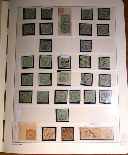 null 
COLONIES GENERALES Emissions 1855/1900 : Belle collection de timbres neufs...