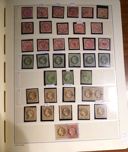 null 
COLONIES GENERALES Emissions 1855/1900 : Belle collection de timbres neufs...