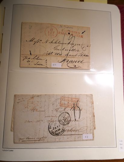 null 
FRANCE and FRENCH COLONIES: Nice set of letters and cancellations MARITIMES,...