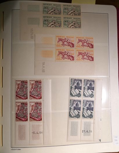 null 
FRANCE Issues 1840/1978: Collection of mint and cancelled stamps including...