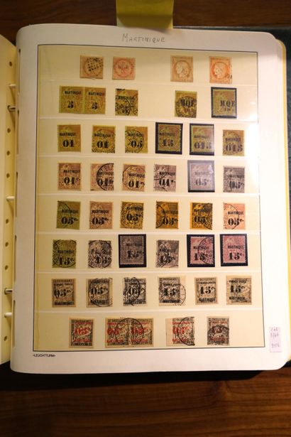 null 
圭亚那、瓜德罗普、伊尼、马蒂尼克 1884/1970年发行的邮票：收藏了大量价值很高的新邮和被取消的邮票，以及一些信件，价值很高，品种很多，取消的邮...