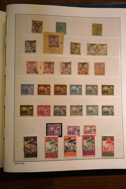 null 
新加里多尼亚发行量1859/1990年：收藏了一系列精美的新邮和已取消的邮票、信件和各种邮票，好的邮票和好的成套邮票都包含在一个邮册中。非常好的地段...