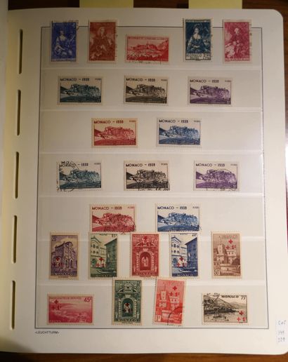 null 
MONACO Emissions 1885/1970 POSTE, POSTE AERIENNE, TAXE : Collection de timbres...