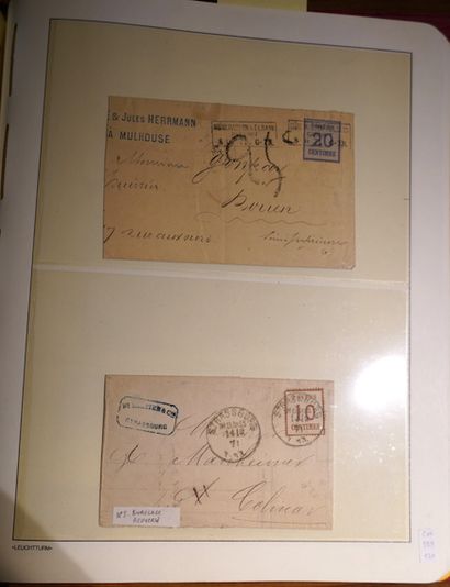 null 
法国1859/1968年发行的AIR POST, TAX, PREOS, TELEPHONE, ALSACE-LORRAINE, FM等。收集了所有州的新邮和取消邮票，包括PA...