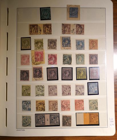 null 
MONACO Emissions 1885/1970 POSTE, POSTE AERIENNE, TAXE : Collection de timbres...
