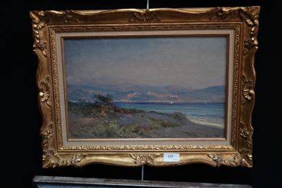null Emile WEGELIN (1875 - 1962), les voiliers, huile sur toile signée en bas à gauche,...
