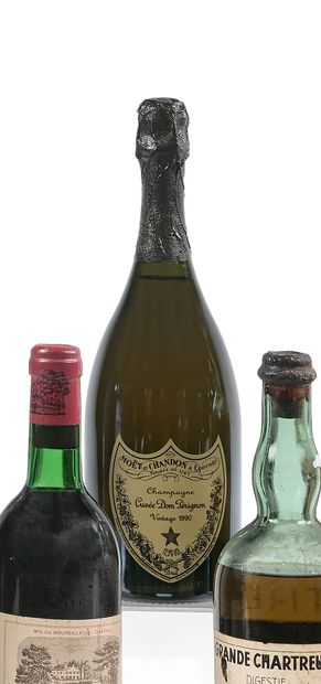 null 一瓶 - CHAMPAGNE MOËT ET CHANDON - Cuvée Dom Pérignon, vintage 1990.- 完美的状态，在...