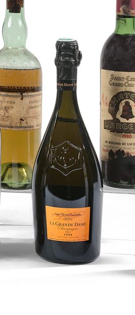 null 一瓶 - CHAMPAGNE VEUVE-CLIQUOT - La grande dame, vintage 1998.- 完美的状态，在其原始的盒子...