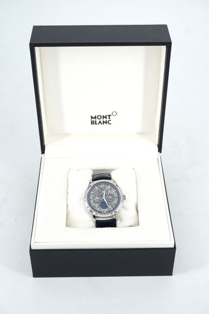 null 
MONT BLANC




Automatic




No. 7477. No. PLLH3NGL4.




Montre bracelet squelette...