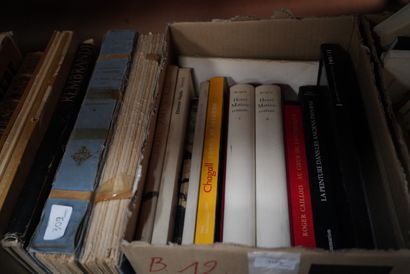 null Important lot de livres d'art: Matisse, Chagall, Zao WU ki. Sept cartons et...