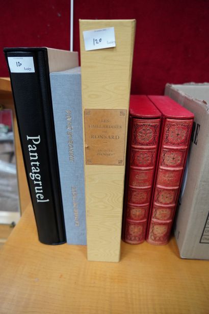null Lot de livres illustrés dont Pantagruel, les Contes de Perrault, Casanova, Théophile...