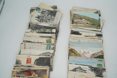 null Lot de cartes postales anciennes dont un album de cartes postales colorisée...