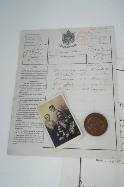 null Documents sur Napoléon, médaille en bronze