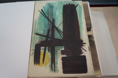 null Réunion de volumes illustrés modernes dont : peintre d'aujourd'hui Hans Hartung...