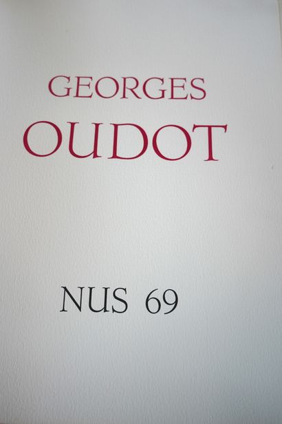 null OUDOT Georges (1928-2004). Nus 69. Album de quatorze gravures présentées par...