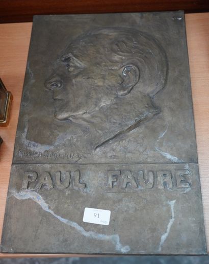 George REGNAULD, portrait de Paul Faure de...