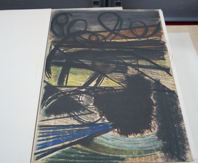 null Réunion de volumes illustrés modernes dont : peintre d'aujourd'hui Hans Hartung...