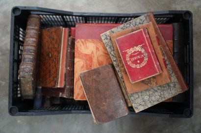 null Lot de livres anciens reliés XVIIIe et XIXe siècles : Nouvelle méthode contenant...