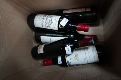 null Lot de 5 bouteilles de vin, dont Mouton-Cadet 1986, château Mouton Baronne Philippe...