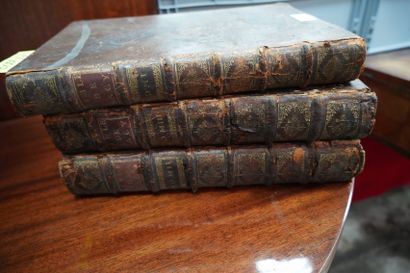null Maistre de Sacy, la Sainte Bible, Liège, Jean François Broncart, 1701, trois...
