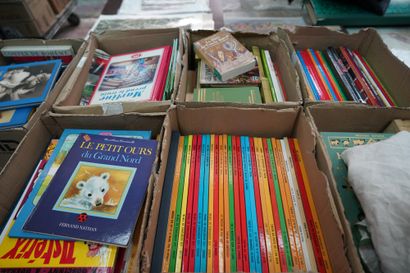 null *Lot de bandes dessinées : Tintin, Blake et Mortimer, Astérix, quelques livres...