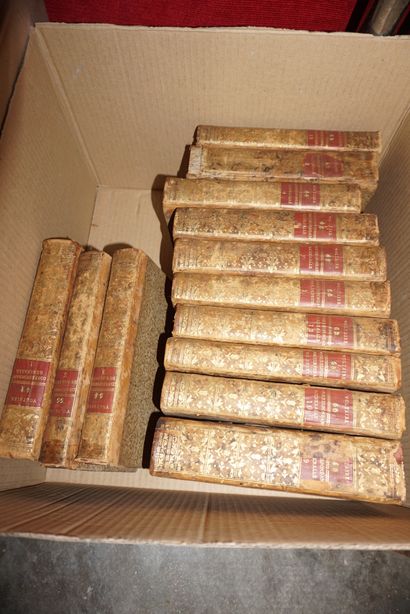 null Cinq cartons de livres reliés et brochés XVIII, XIX et XXe siècles, littérature...