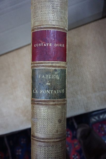 null Gustave Doré, Fables de la Fontaine, Paris Librairie Hachette, 1870. In fol...