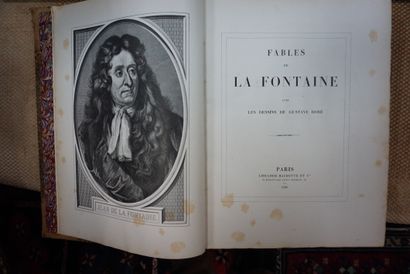 null Gustave Doré, Fables de la Fontaine, Paris Librairie Hachette, 1870. In fol...
