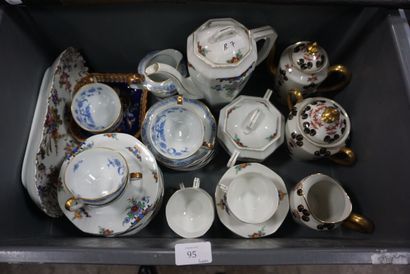 null Parties de services de table en porcelaine : partie de serivce à thé Haviland...