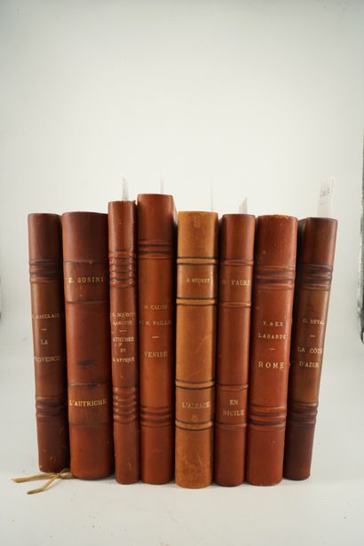 null Six volumes " L'Alsace", " Sicile", " Rome", " La côte d'azur", " La Provence",...
