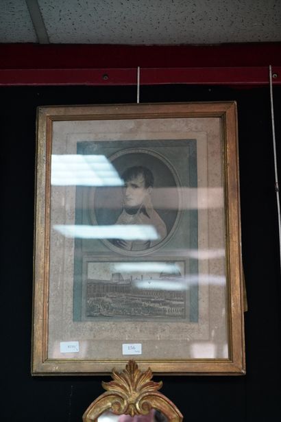 null D'après BOILLY et LEVACHIEZ, Portrait de Bonaparte premier consul en buste et...