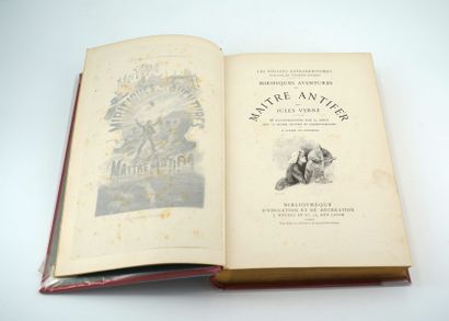 null Jules Verne : Mirifiques aventures de Maître Antifer, Collection Hetzel, un...