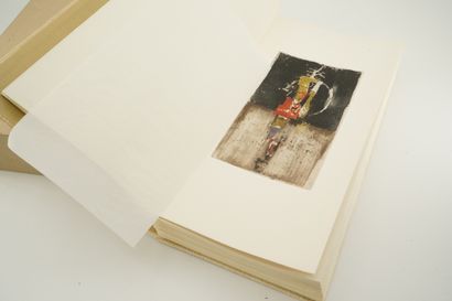 null Victor SEGALEN, Stèles, album illustré d'aquatintes de Friedlaender, dans un...