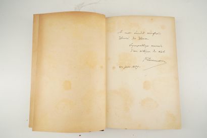 null Camille Flammarion, Lumen, Paris, éd. E. Flammarion, autographe à l'encre de...