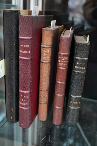 null André MAUROIS " Climats", "Premiers contes" et "La Vie de Disraëli", trois volumes...