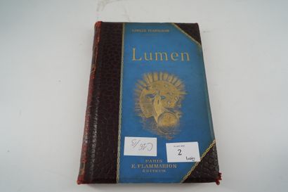 null Camille Flammarion, Lumen, Paris, éd. E. Flammarion, autographe à l'encre de...