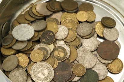 null Réunion de monnaies: Napoléon III, fin XIXe siècle et XXe siècle, principalement...