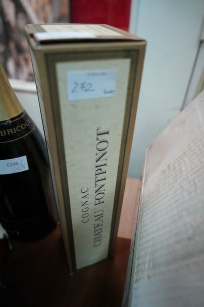 null 1 bouteille Cognac, Château Fontpinot, Grande Champagne, Très Vieille Réserve...