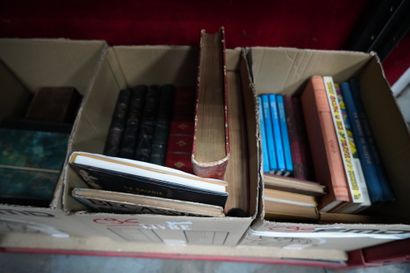 null Réunion de volumes XIXe et XXe siècles, 3 cartons