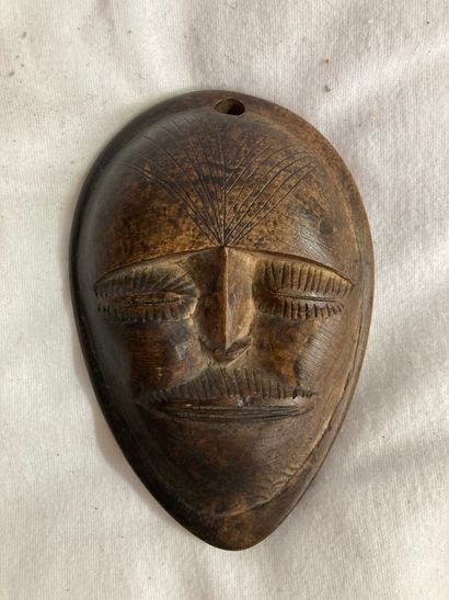 null Petit masque de type Afrique Métal

H : 14 cm



Travail contemporain
