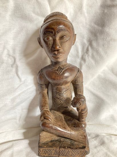 null Statuette de type Kongo, République Démocratique du Congo

Bois à patine brun...