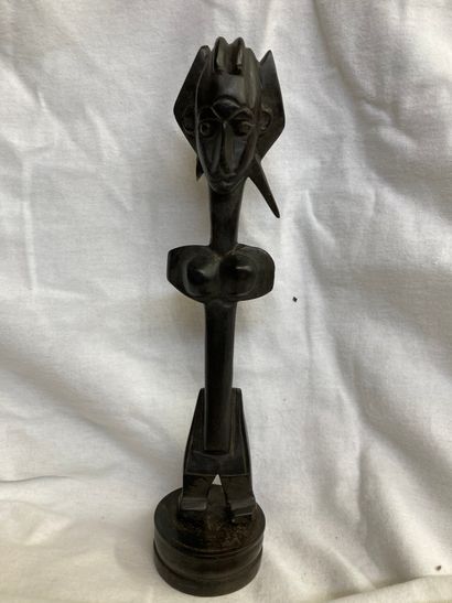 null Statue de type Bambara, Mali Bois à patine noire

H : 28 cm



Représentation...