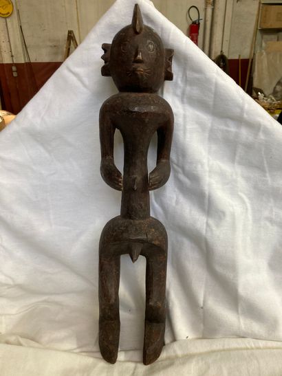 null Statue de type Chamba/Montol, Nigeria

Bois à patine brun noir

H : 55 cm



Représente...