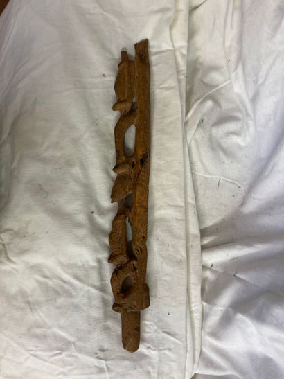 null Fragment de type Dogon, Mali Bois a patine brune

L : 57 cm



Sculpté de deux...