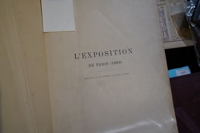 COLLECTIF. L'exposition de Paris 1889. Librairie Illustrée, Paris, 1889. Deux tomes...