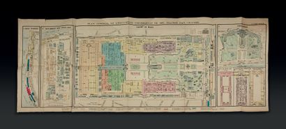 EXPOSITION UNIVERSELLE, PARIS, 1889 LIVRET-CHAIX. Plan général de l'Exposition Universelle...
