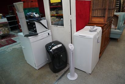 null Lave-linge BRANDT, climatiseur ALPATEC, ventilateur PROLINE, lave-vaissele BOSCH,...