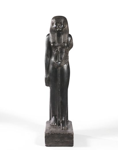 ATELIERS D'ART DES MUSÉES NATIONAUX RMN模塑女神Nephthys，Isis和Osiris的妹妹
出自埃及古代新王国时期（公元前1391-1353年）的雕塑原件，保存在卢浮宫博物馆。
石膏。
165...